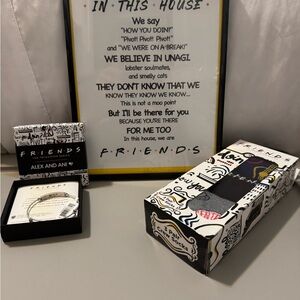 Friends Themed Bracelet and Socks Set